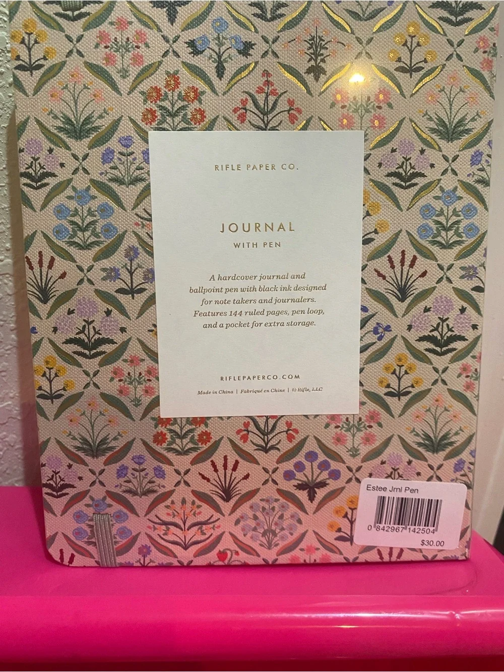 Rifle Paper Co. compact journal